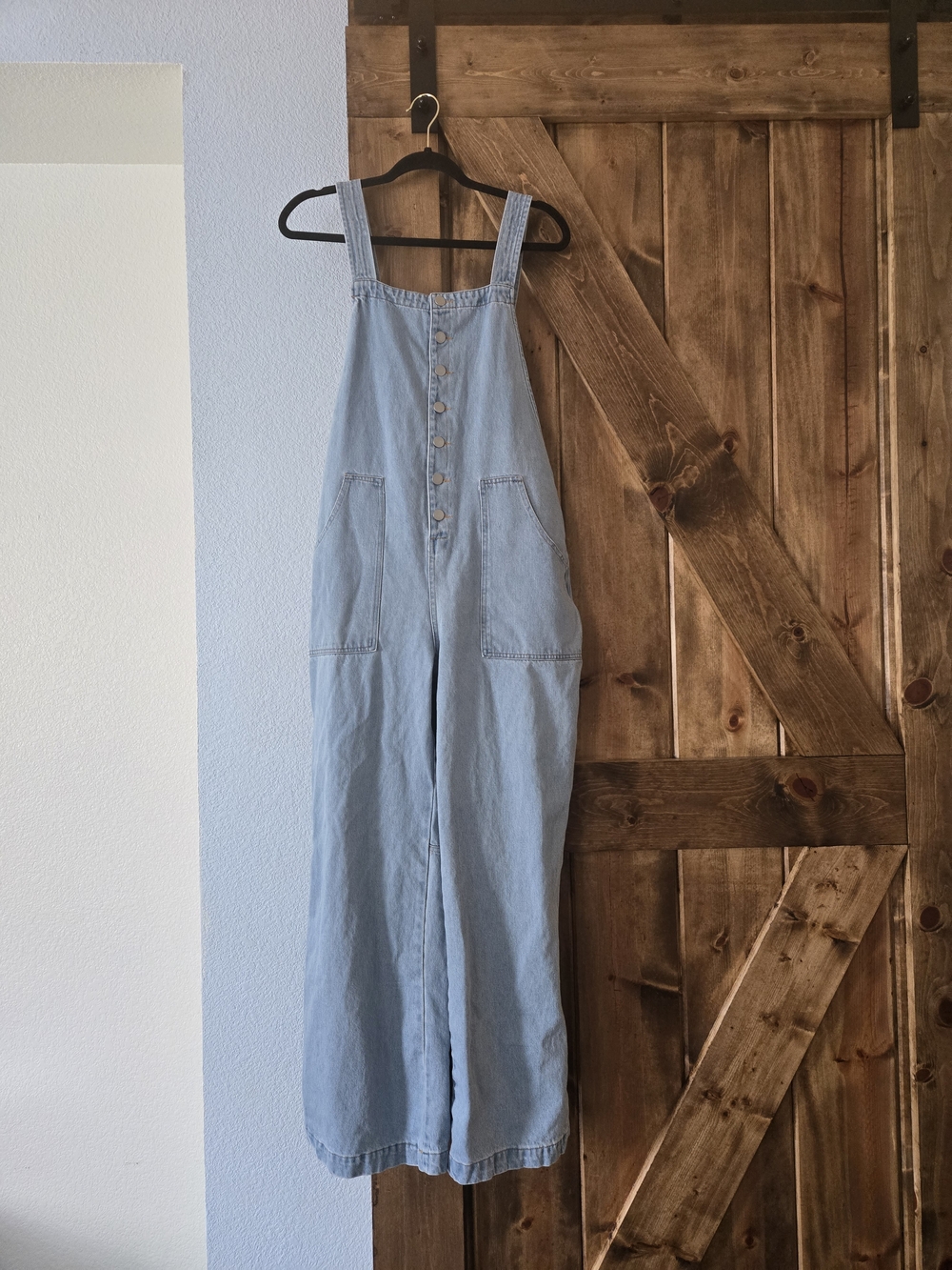 Light Blue Denim Overalls